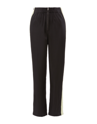 Yanları kontrast şeritli pantolon