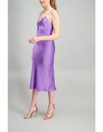 Askılı Saten Elbise