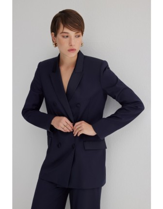 Saten Yaka Blazer
