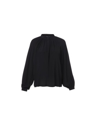 Uzun Kollu Fermuarlı Bluz