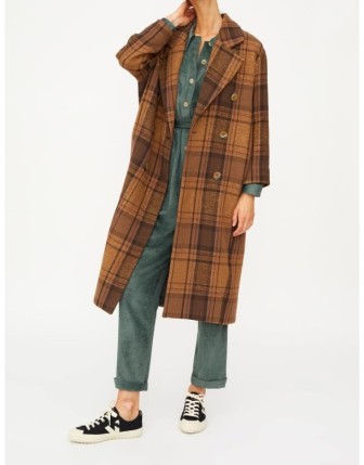 Ekoseli Mevsimlik Palto