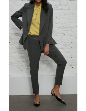 Beli lastikli pat izli cepli pantolon