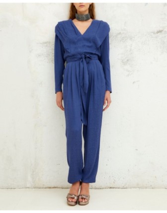 Kuşak Detaylı Pantolon