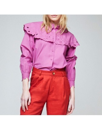 CIRCON | Nakışlı uzun kollu bluz