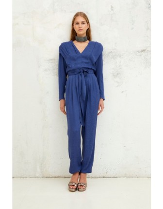 Kuşak Detaylı Pantolon