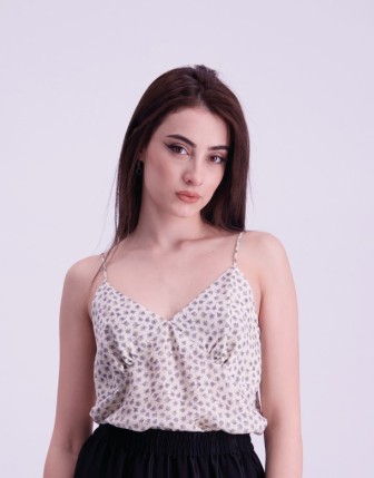 Spagetti askılı üst