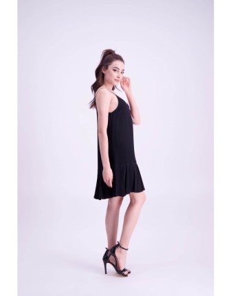 Askılı mini elbise